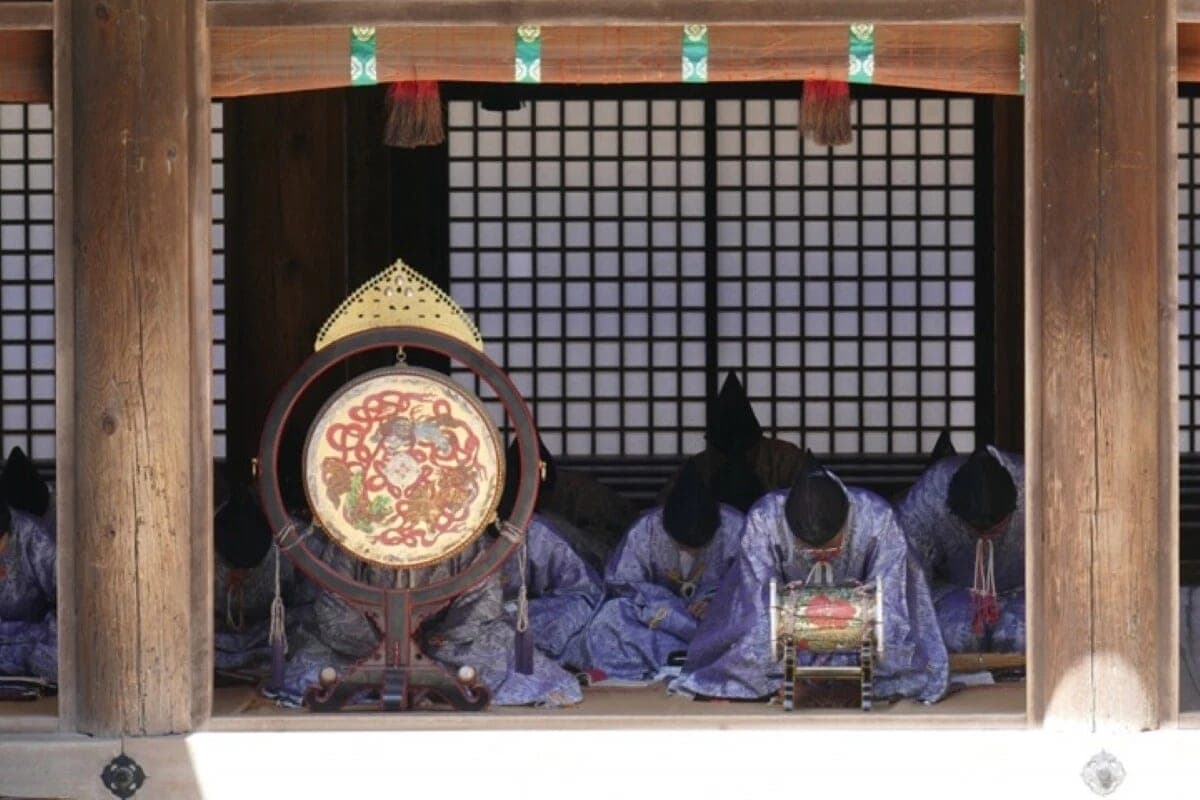 Authentic Japanese Buddhist Temple CEREMONIAL TAIKO DRUM with Stand photo 9