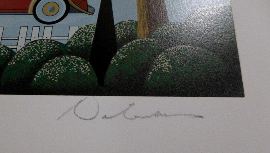 Nicky Watanabe, "Singing in the Rain;  Limited Author Sign/Number Serigraph photo 4