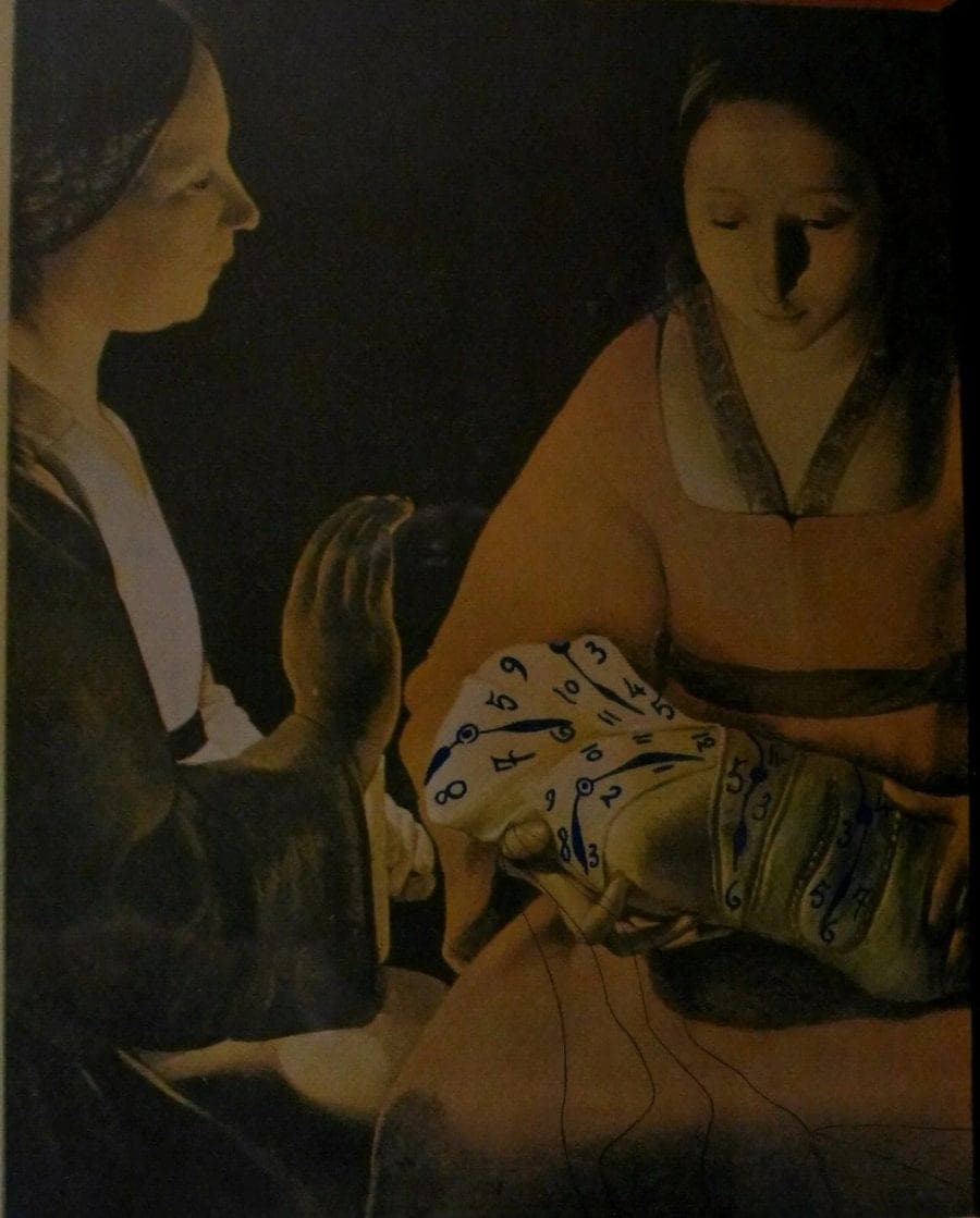 SALVADOR DALI "Caring for a Surrealist Watch", Original Hand-Signed Intaglio photo 5