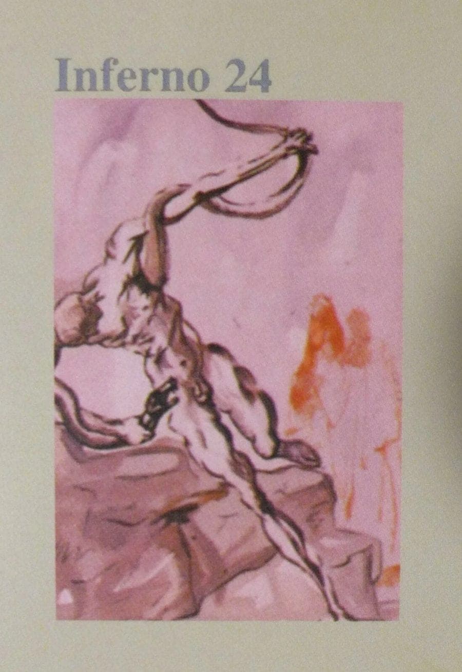 ORIGINAL SALVADOR DALI "Inferno 24" from the Divine Comedy-1960-64, Hand-signed photo 9