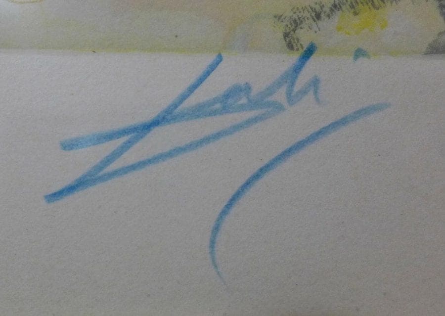 SALVADOR DALI "Paradise 21" from the Divine Comedy1960-64, Original Hand-signed photo 6