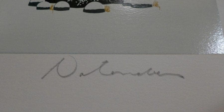 Nicky Watanabe, "December 24th",  Limited Author Sign/Number Serigraph photo 4