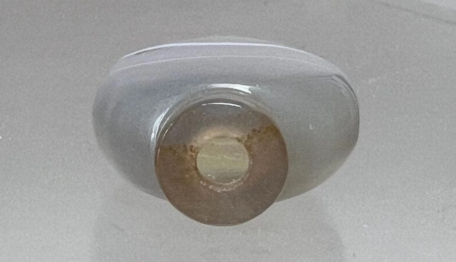 18th/19th C.  Miniature Banded Agate Snuff Bottle, Qing Dynasty photo 7