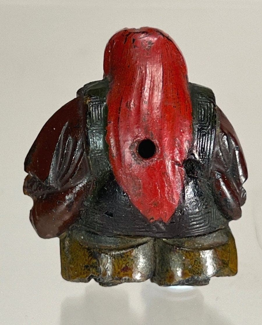 19th Century Japanese Celluloid Netsuke: Noh Dancer photo 6