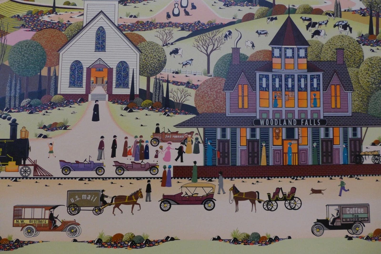 Nicky Watanabe, "Honeymoon Express",  Limited Author Sign/Number Serigraph photo 2