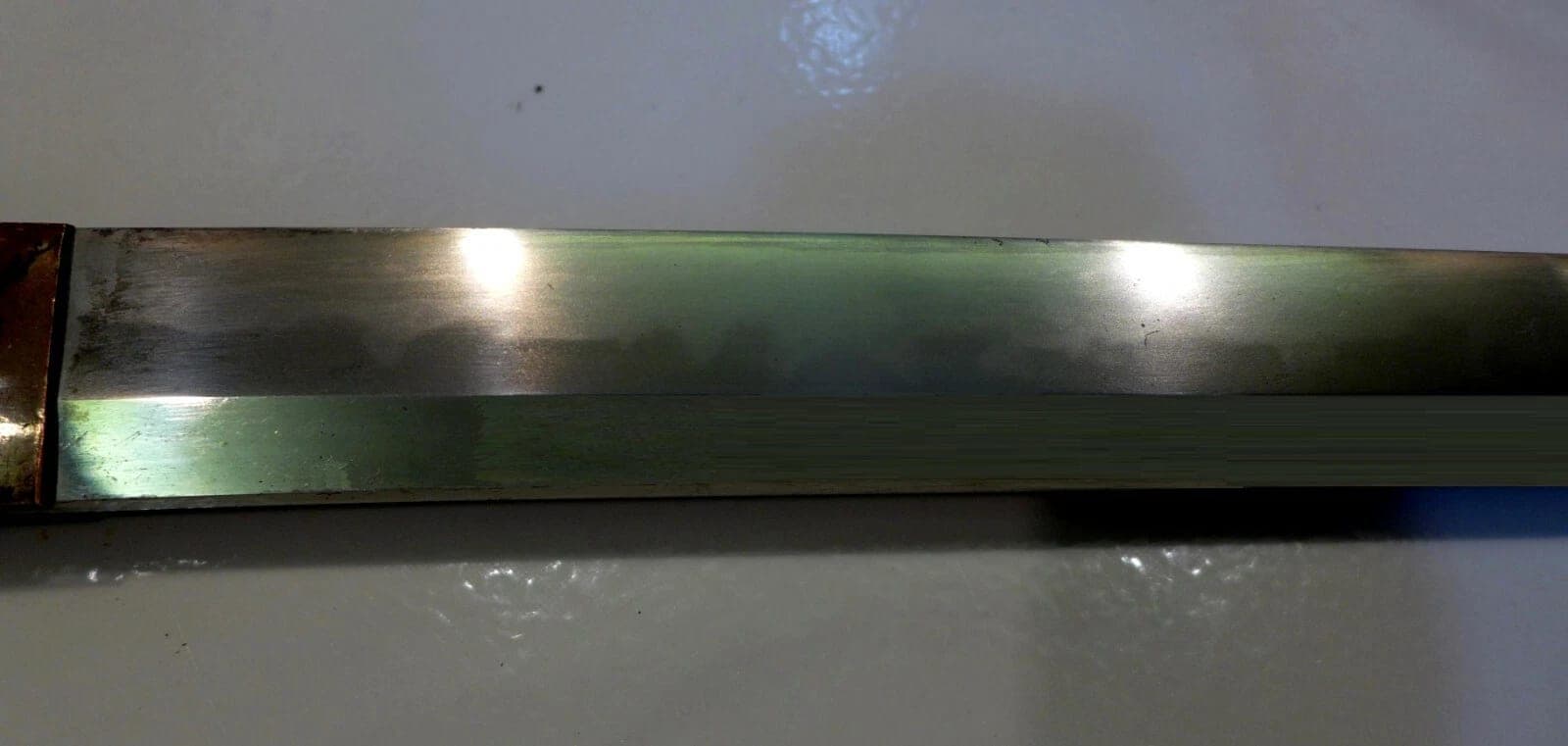 Shinto Japanese Samurai Sword (Wakizashi) with Sayagaki, Signed Tadakuni photo 8
