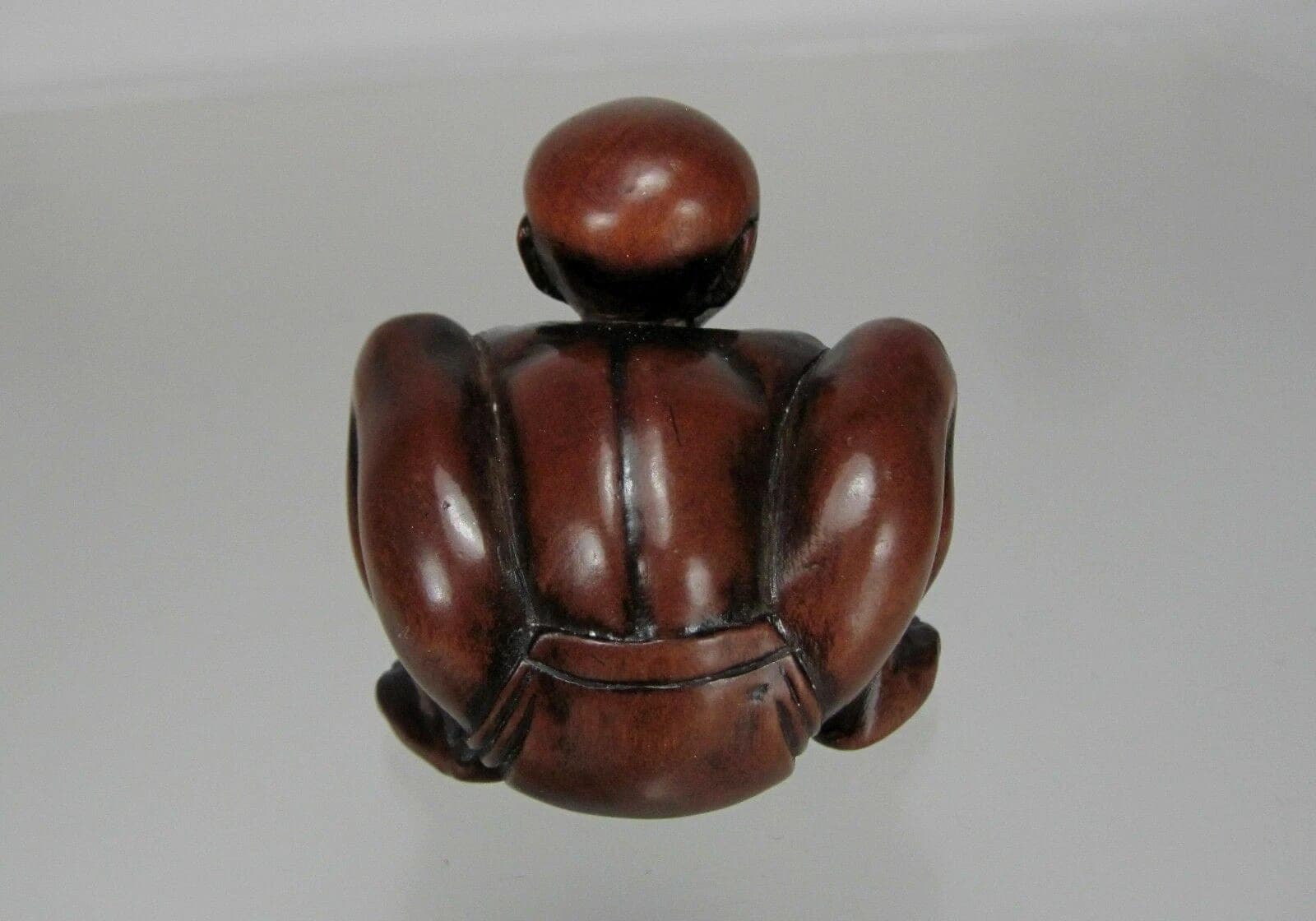 HAKUDOSAI, 19th C. Japanese Boxwood Netsuke: Totsuka Beggar photo 6