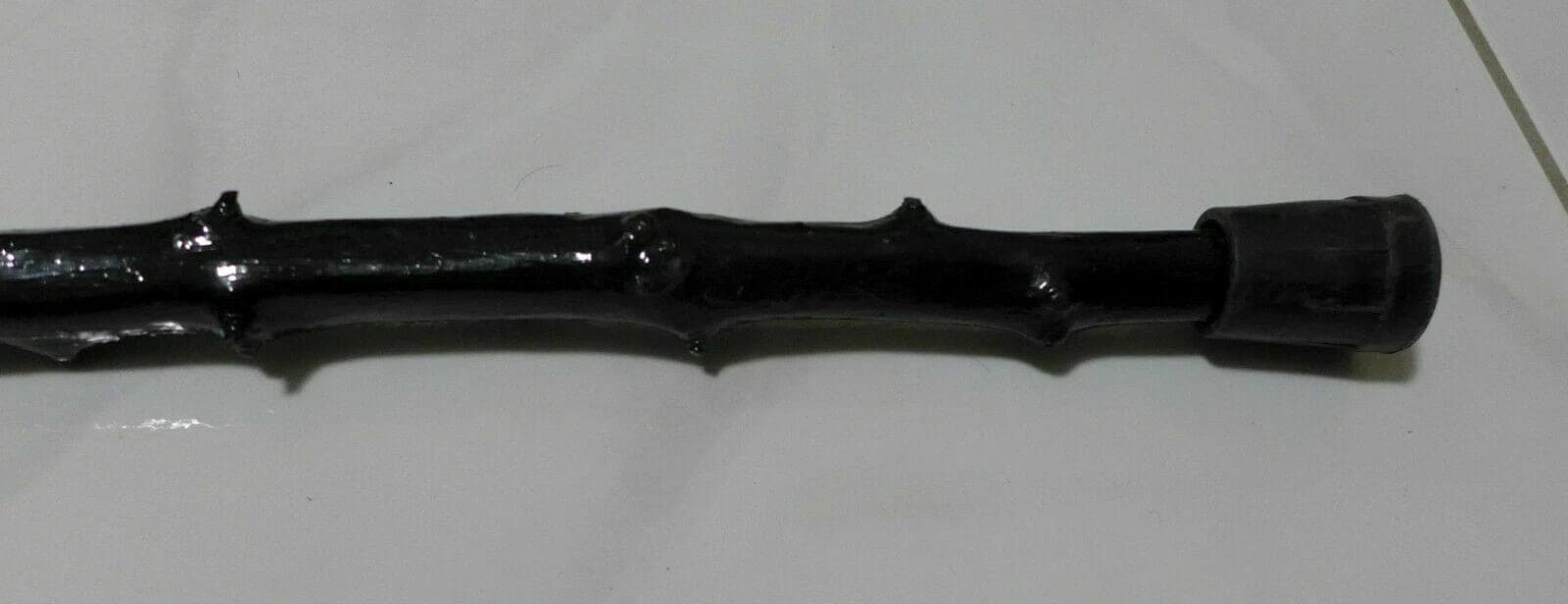 Carved HORSE HEAD Handle Cane with Irish Blackthorn Shaft, 36.4 inches photo 7
