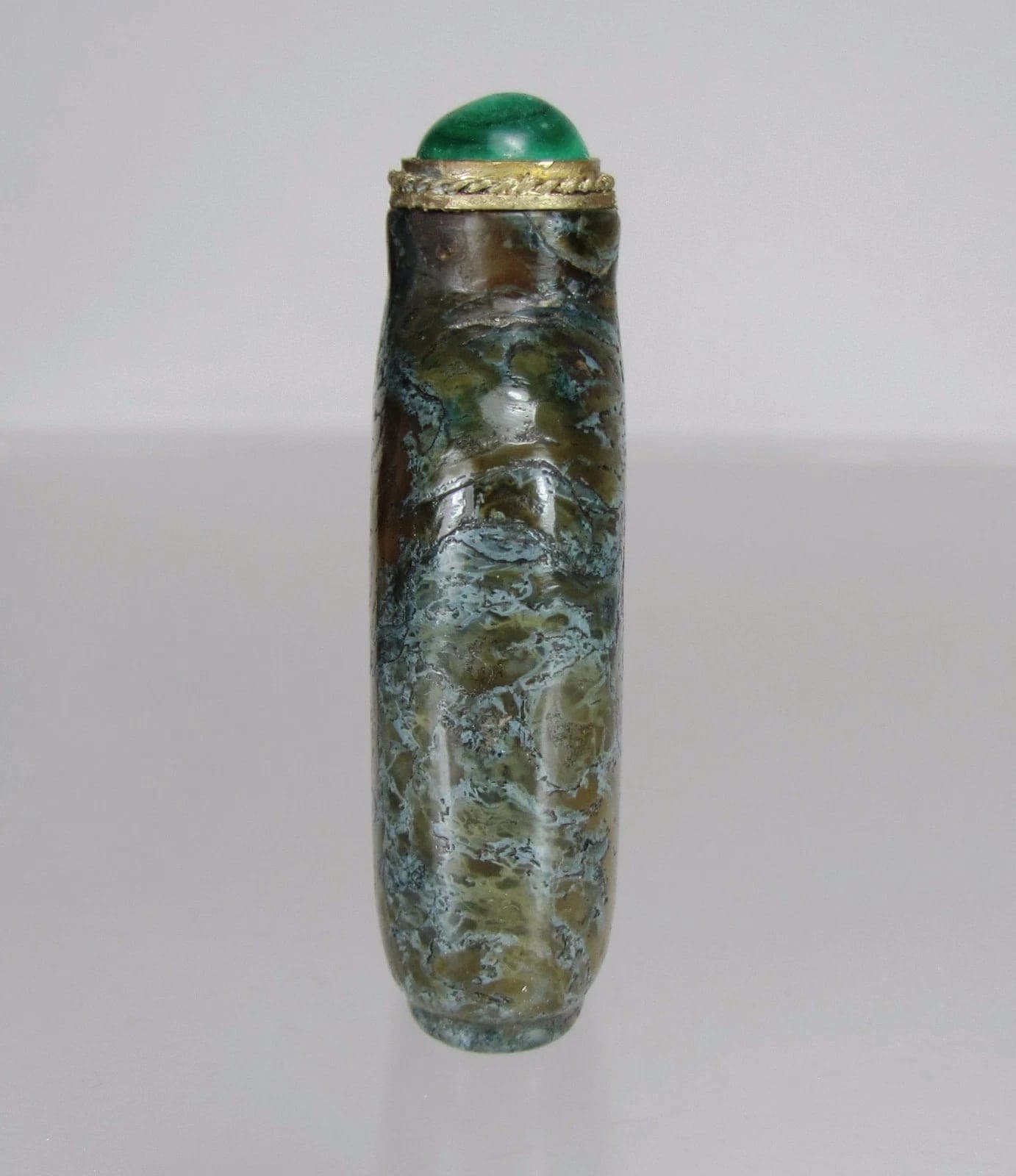 AMYGDALOIDAL BASALT Snuff Bottle, Qing Dynasty, 1760-1850 photo 5