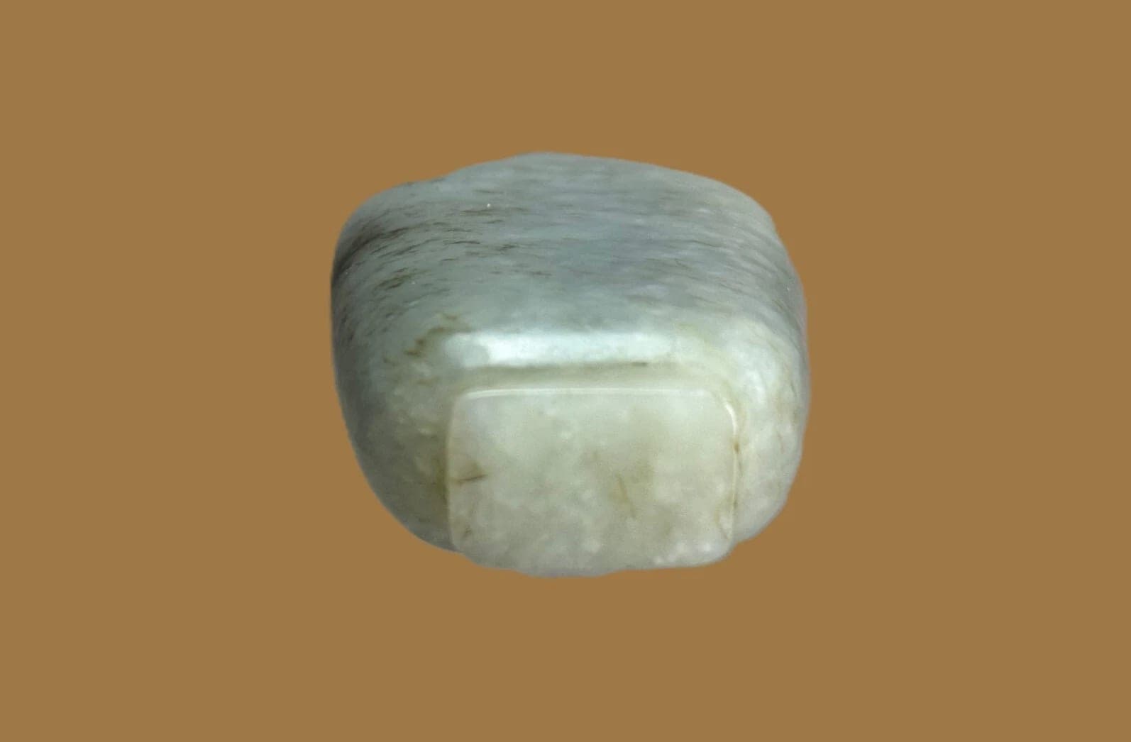 18th Century, Mutton-fat White Jade Snuff Bottle photo 6